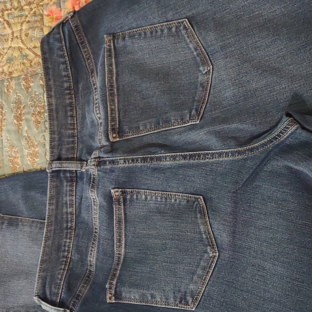 2 Pairs Sonoma Curvy Straight High Waist Jeans Size 12 - Picture 2 of 4